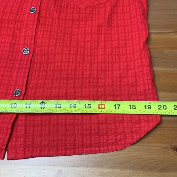 LA Seat Covers Vintage Red Vest w Silver Palm Tree Buttons - Picture 10 of 13